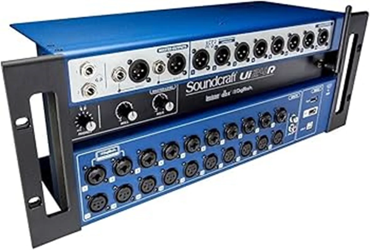 

Fast Trade Soundcraft Ui24R 24-Channel Digital Professional Audio Mixers Multi-Track Recorder with Wireless Control