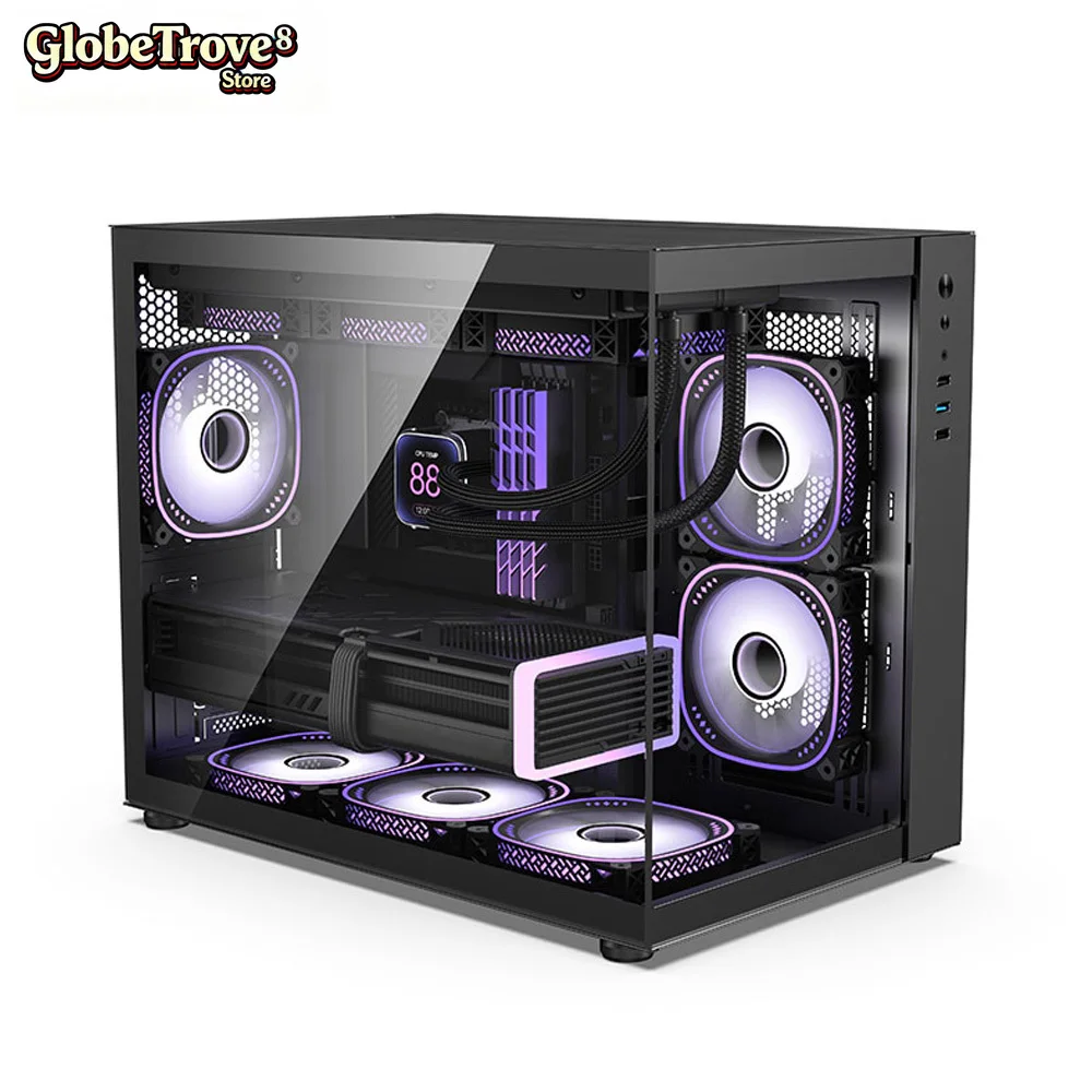 GlobeTrove Hot-selling Intel Core I7 Rx580 8g Ddr5 Ram 32gb Ddr4 Ssd 1tb Rgb Gamer Pc Gaming Computer Cases & Towers Full Set De
