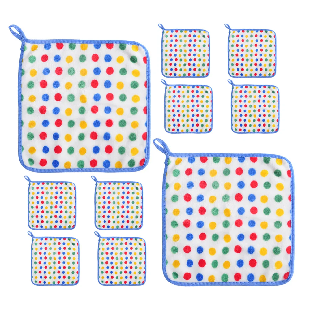 

10Pcs Reusable Quick Drying Dish Cloths for Kitchen Use Soft and Comfortable High Water Absorption Kitchen Towels