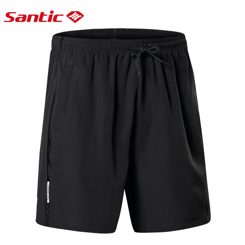 Santic No Padded Cycling Shorts Summer Outdoor Sports Pants Men's Short Pants Breathable Quick-dry Casual MTB Road Bike Shorts