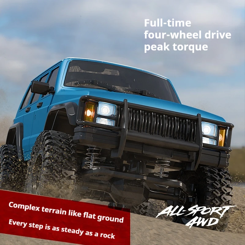 Novo 1: 18 Cherokee Simulação Carro de Escalada Rc Controle Remoto Veículo Off-Road 4wd Distância de Controle Remoto 100 + Brinquedo Presentes Sg1803