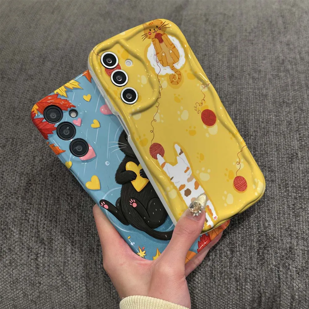 Black Cat Heart Lea…