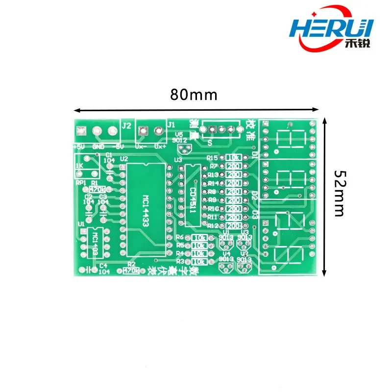 Digital millivolt meter DIY making kit Electrical and electronic skills teaching practical training AD conversion welding parts