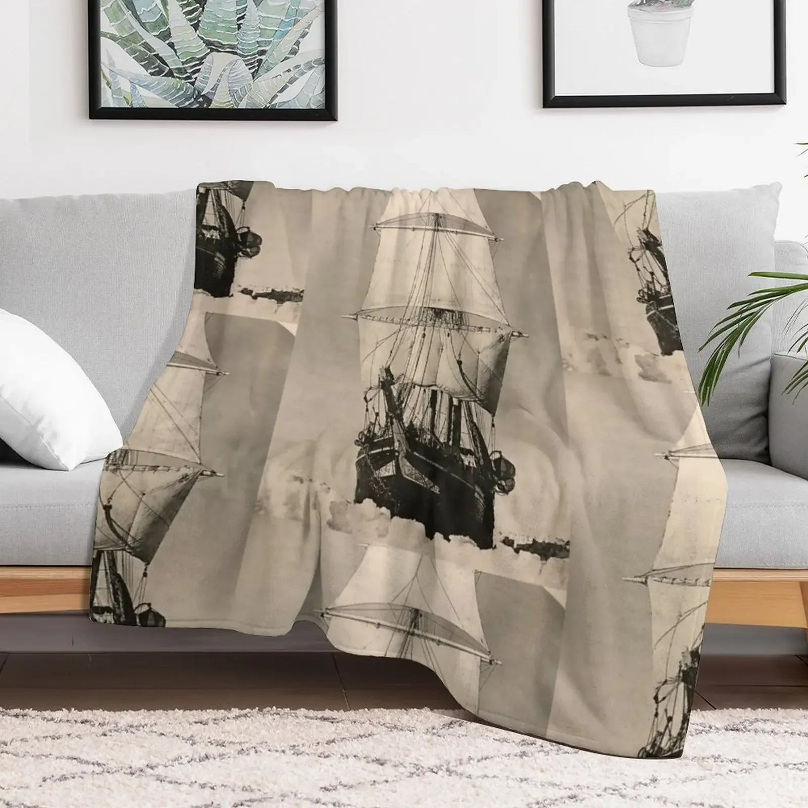 Endurance by Ernest Shackleton Throw Blanket Soft Big Moving Decoratives Blankets