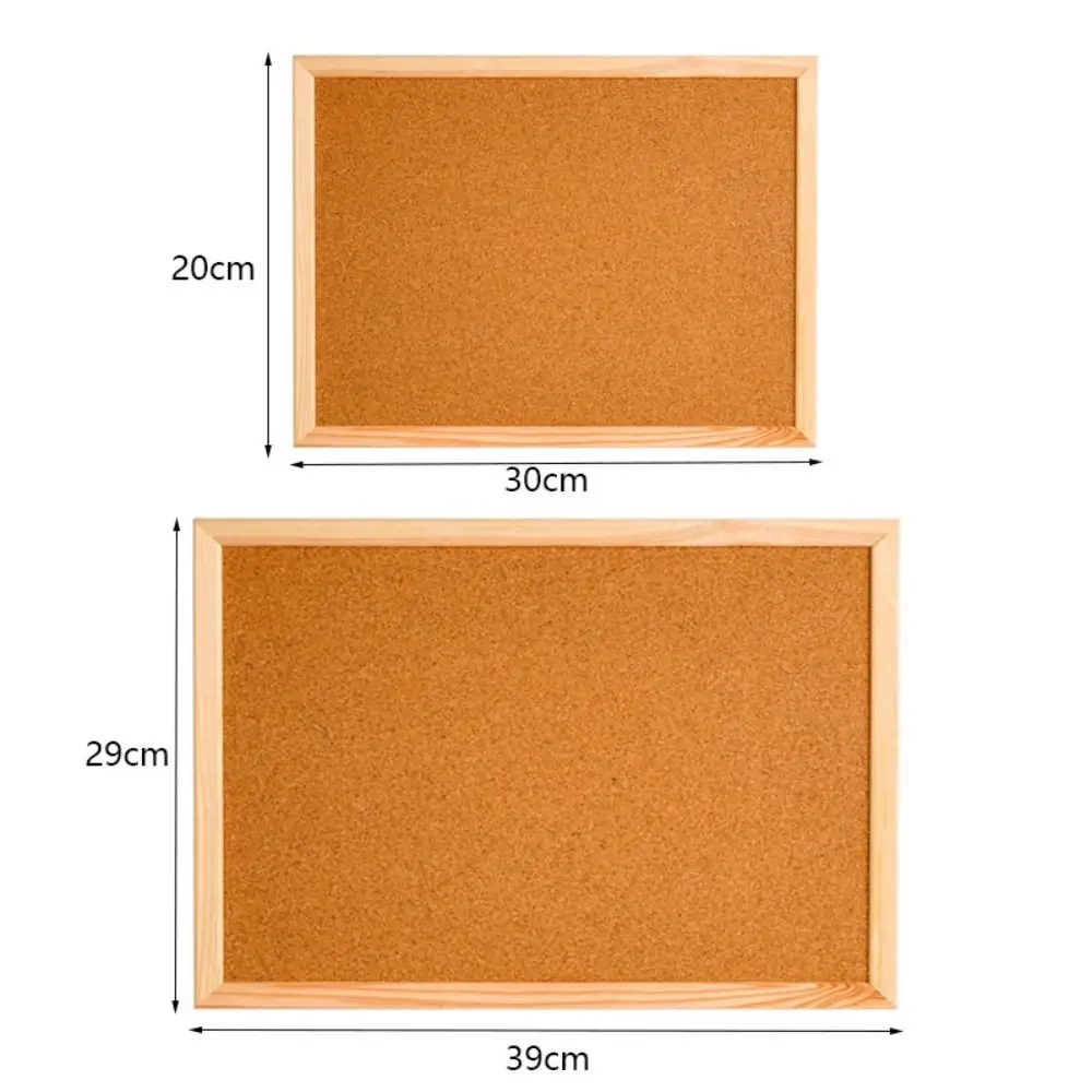 Home Decoration Double-sided Cork Notice Board Wall Hanging Thickened Photo Display Board DIY Memo Board Photo Background