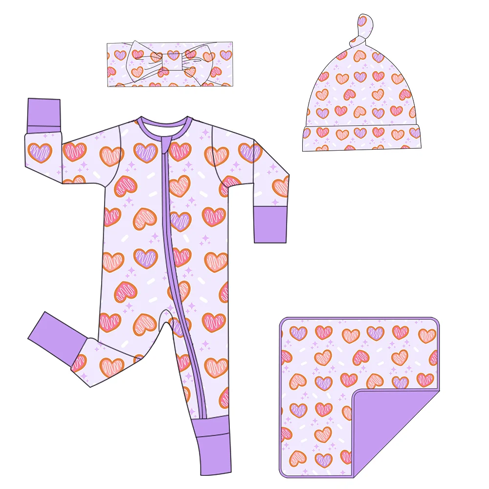 ชุดนอนเด็กทารกวาเลนไทน์ลายหัวใ - Baby Sleep Suit บทวิจารณ์และราคา