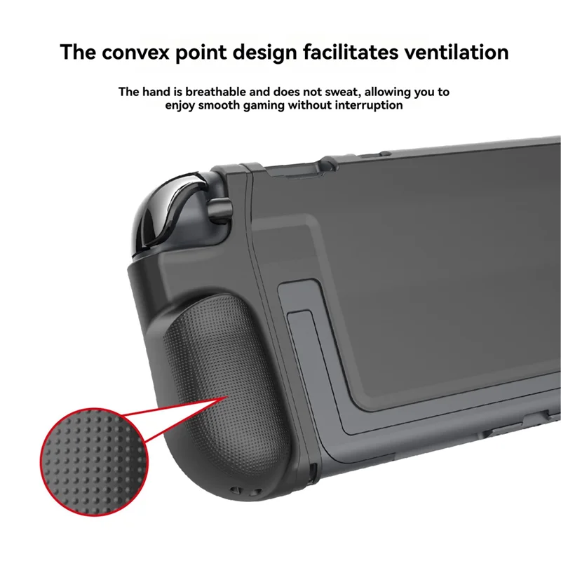 ABZW 2 Set Casing Pelindung TPU untuk Switch 2 Penutup Konsol Game Genggam dengan Dudukan Terintegrasi Lengan Kulit Tahan Lama