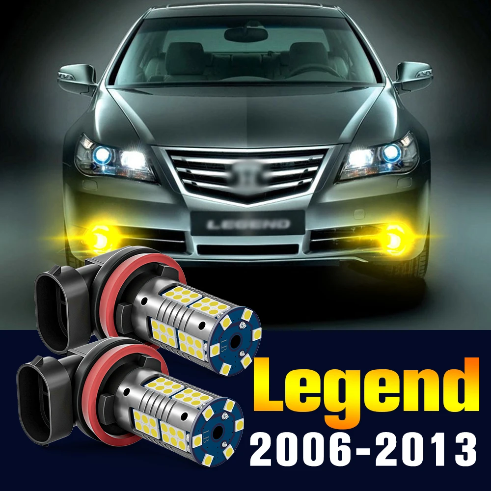 

2pcs LED Fog Light Bulb Lamp For Honda Legend 2006-2013 2007 2008 2009 2010 2011 2012 Accessories