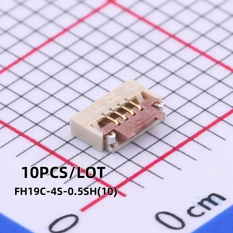 

10PCS/LOT FH19C-4S-0.5SH(10) FPC Connector SMD-4P P=0.5mm New and Original