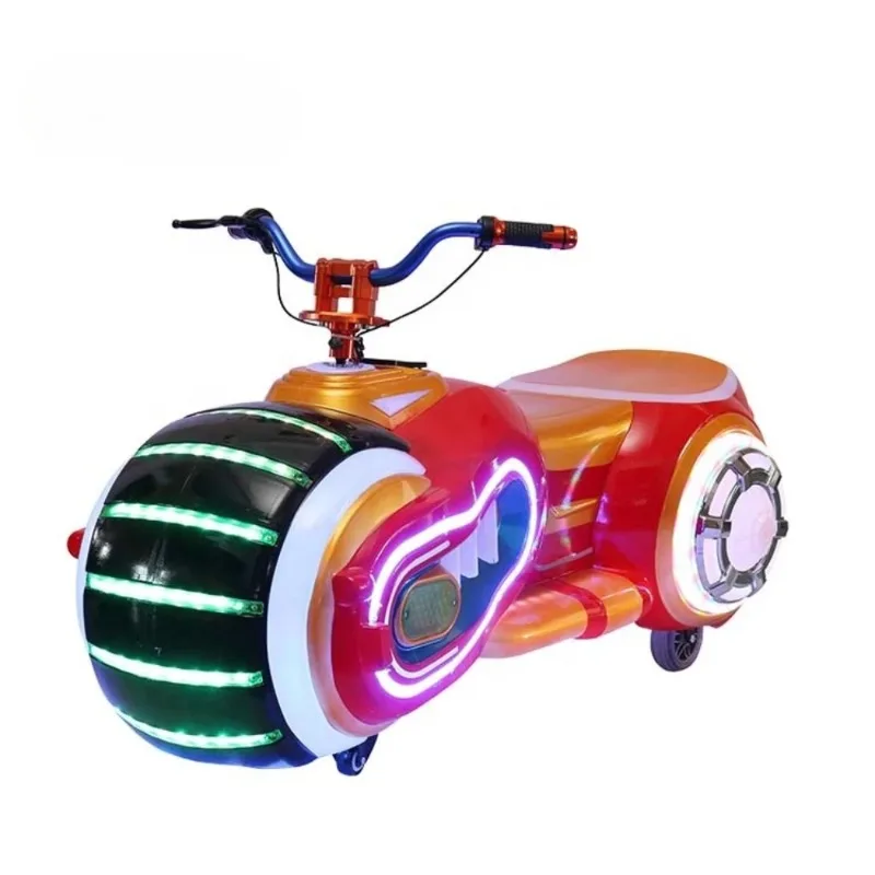 Children's Outdoor Ground Motorcycle Rides Games Electric Bumper Cars 12v Battery Powered Amusement Playground