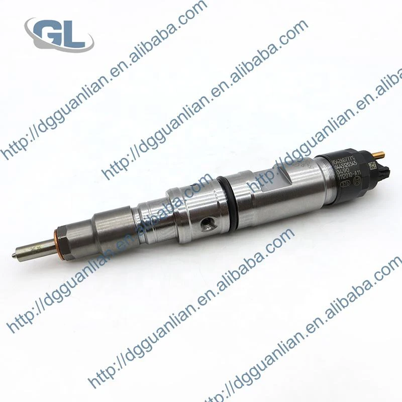 

China Made New High Quality Diesel Common Rail Fuel Injector 0445120345 85426077712 for Excavator 350dlV for EC350D D8K engine