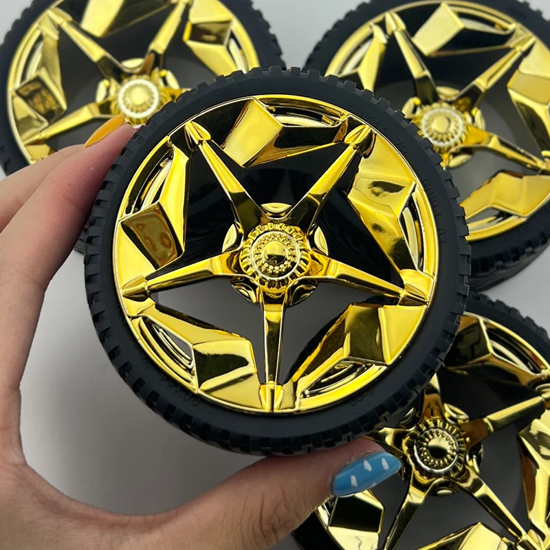 New GULY CADA Model Building Brick Accessories Plating Hub For Lego Scale 1:8 Vehicle DIY Toy 42083 42056 42115 Hub Wheel