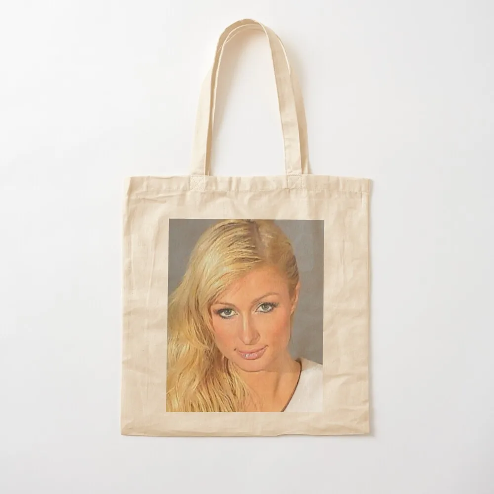 حقيبة باريس هيلتون 2007 Mugshot Tote حقيبة صديقة للبيئة حقائب قماش حقيبة تسوق