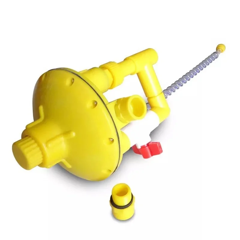 

Poultry Farming System Water Line Water Pressure Regulator Automatic Pressure Regulating Valve 1Pcs Yellow