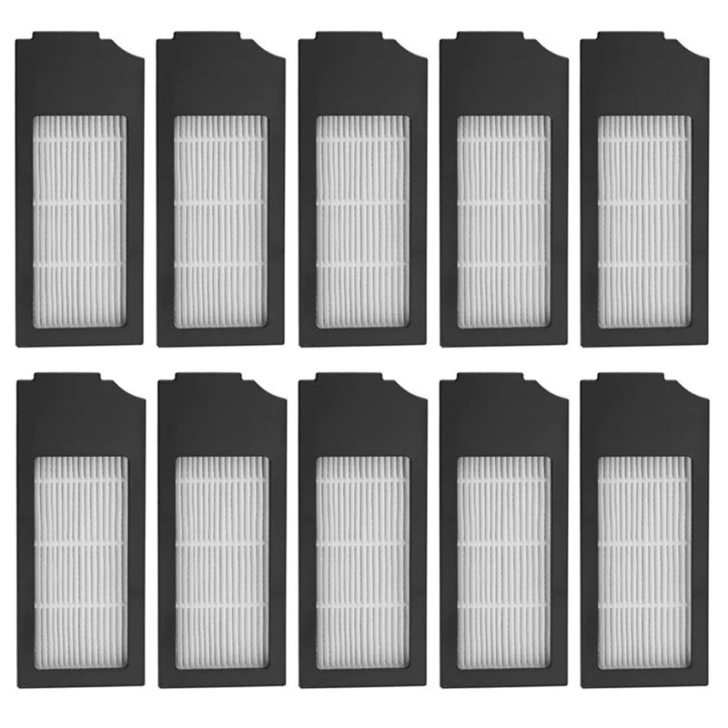 Replacement Air HEPA Filter Kit For Ecovacs Deebot X1 Series Turbo / Omni Vacuum Cleaner Spare Parts 10Pcs