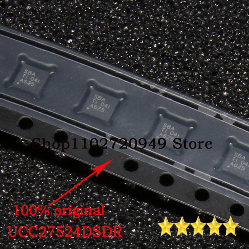 10-50-100PCS UCC27524DSDR UCC27524 SBA SON-8 QFN محرك الشبكة 100% جديد الأصلي