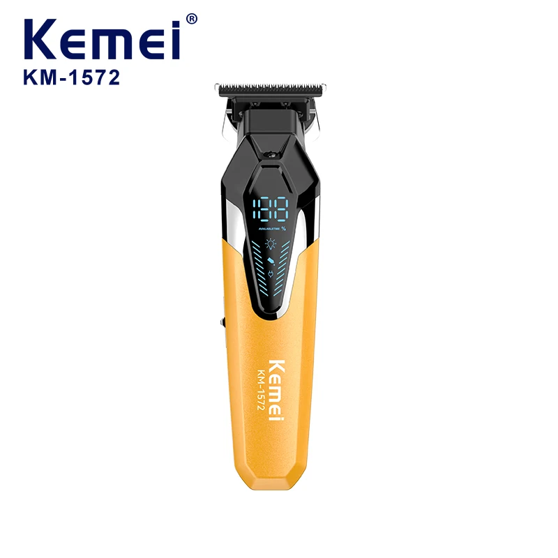 Kemei KM-1572 Tagliacapelli elettrico da uomo Ricaricabile senza fili Macchina per tagliare i capelli Barba Trimmer di buona qualità Regalo del fidanzato