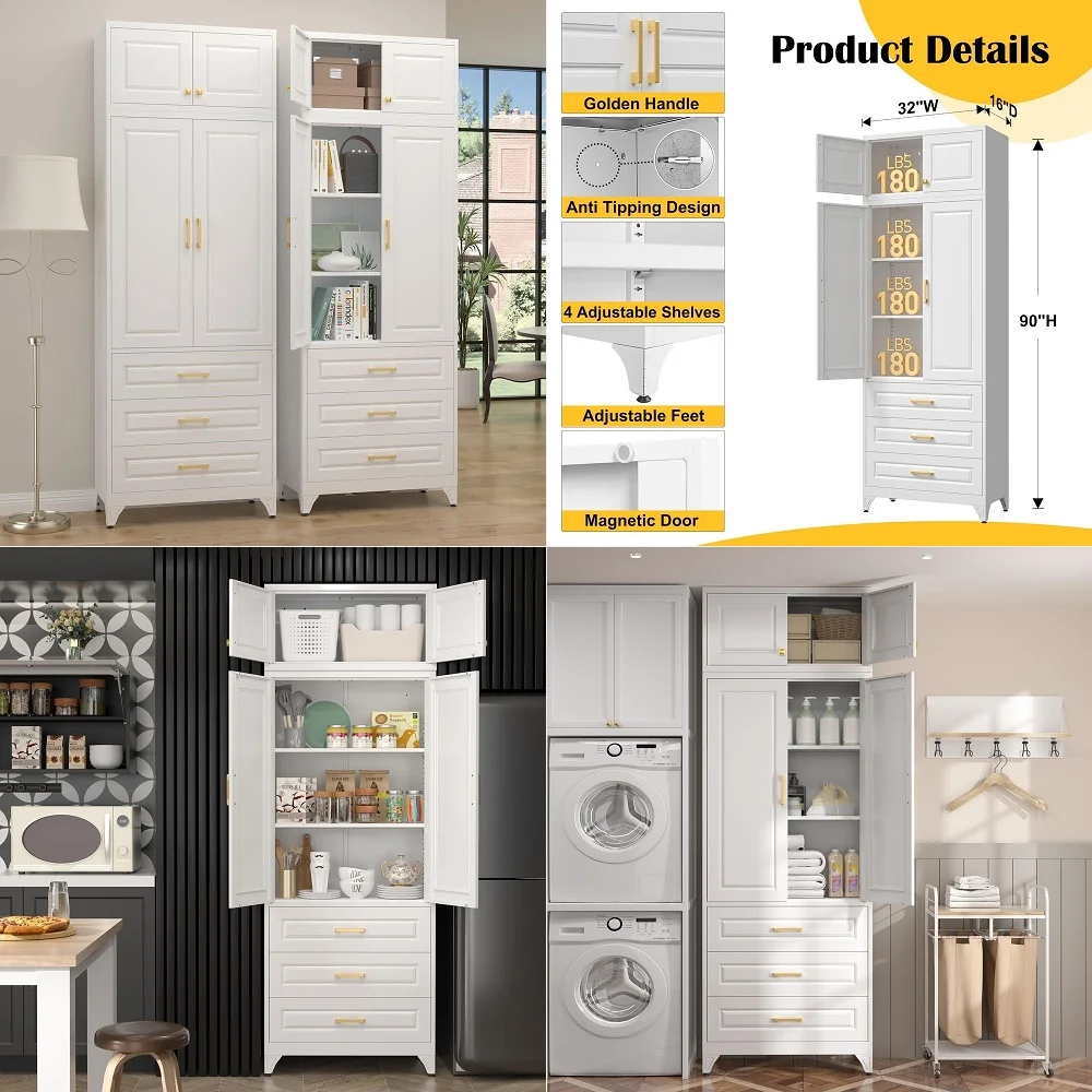 

Cabinet 20 x 32, Bathroom Medicine Cabinet with Mirror, Recessed Medicine Cabinets with Adjustable Shelves, SoftClosing Door, a