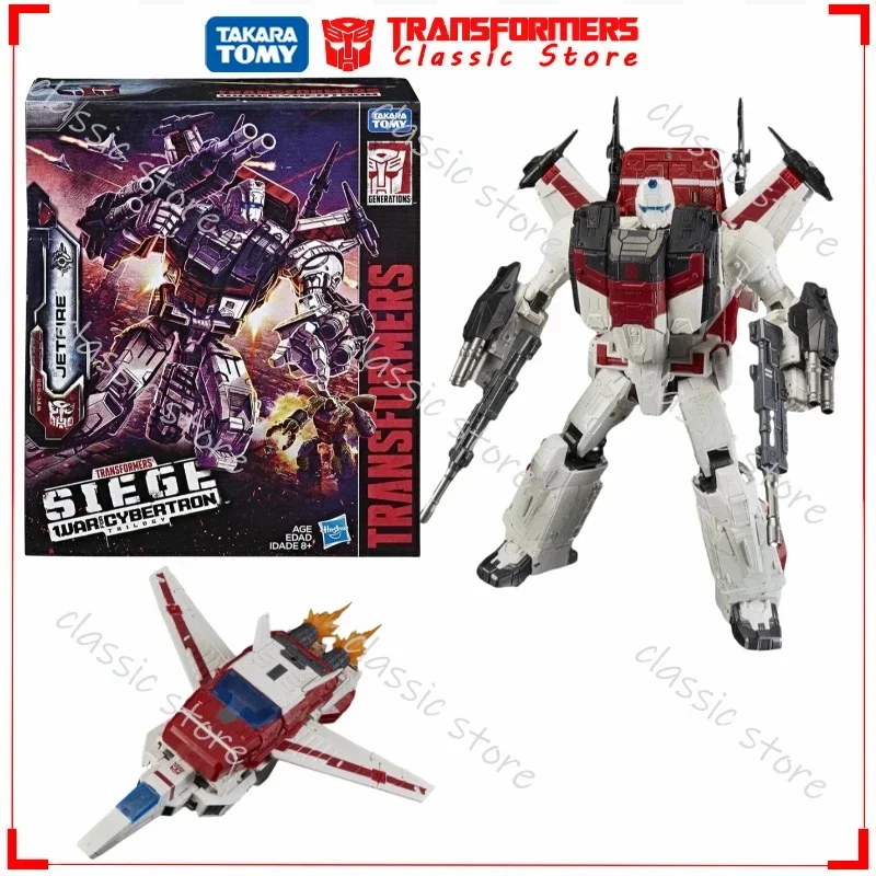 In Stock Classic Transformers Toys War for Cybertron:Siege WFC-S28 Jetfire Autobots Action Figures Collectible