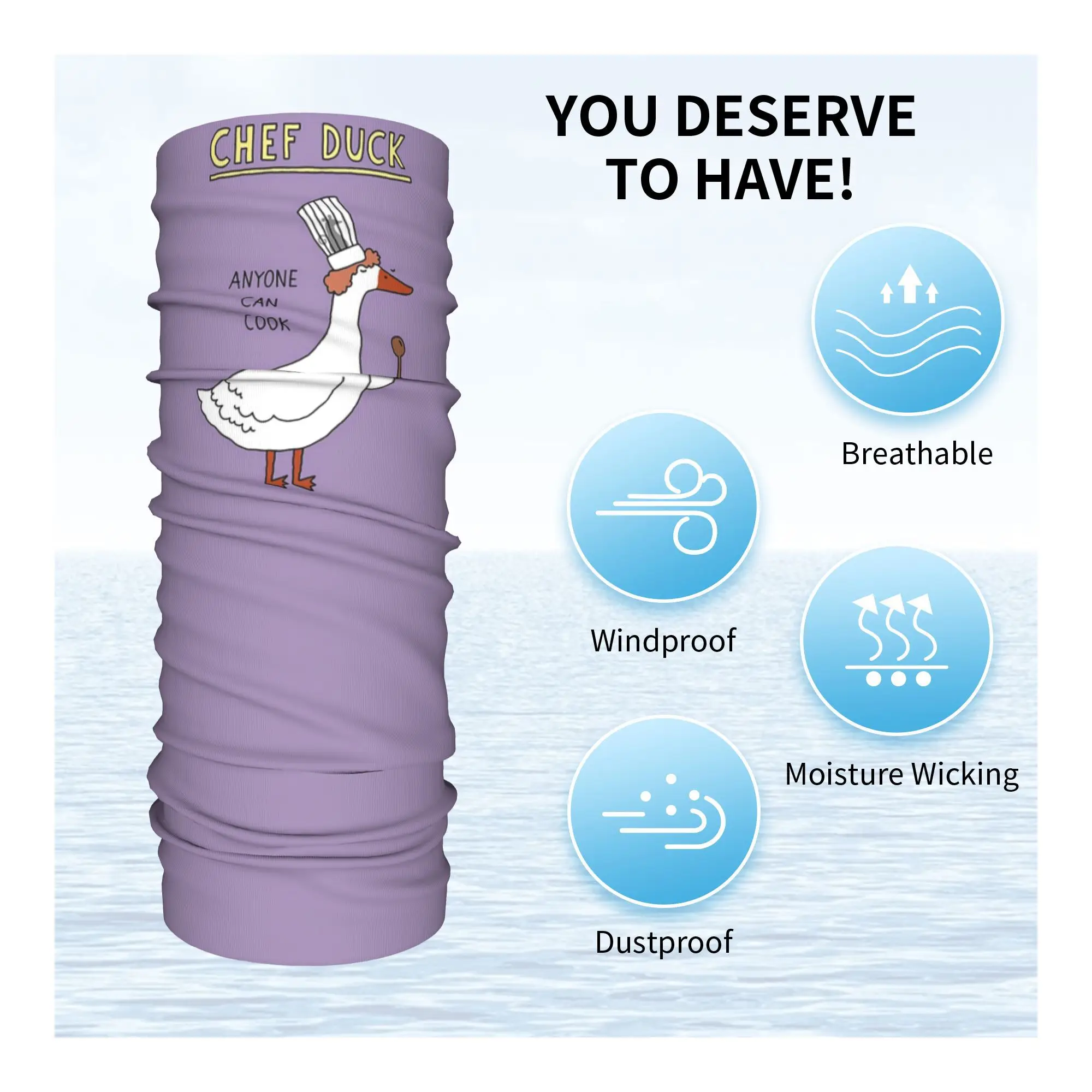 وشاح ملفوف مطبوع برقبة باندانا من Boss Duck، وشاح متعدد الوظائف لركوب الدراجات، للرياضات الخارجية للجنسين والكبار، قابل للغسل #3