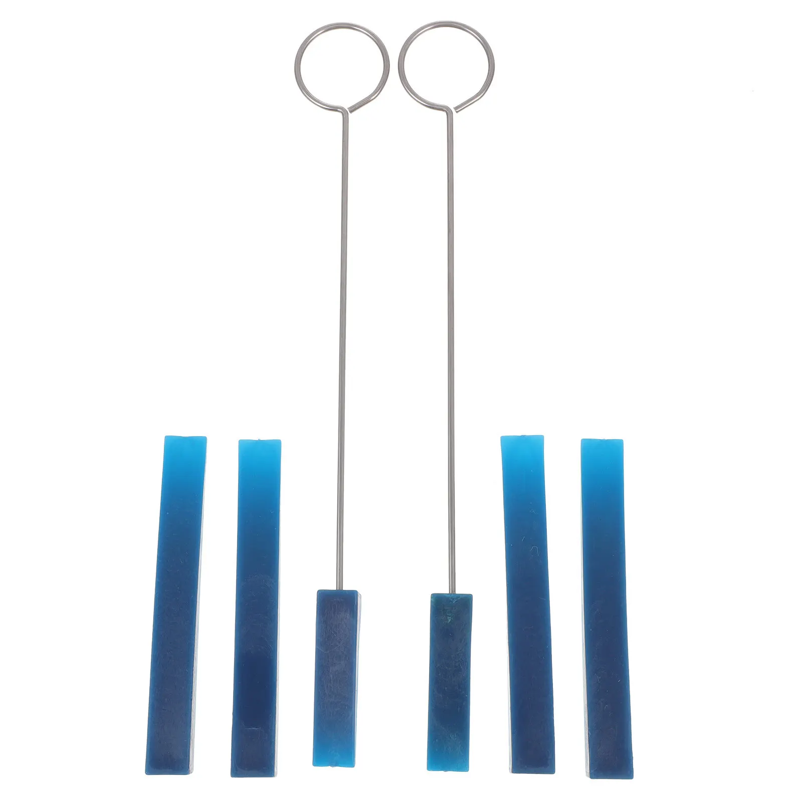 

6Pcs Piano Tuning Mutes Rubber Wedge Blue Sturdy Durable Prevent Strings Sounding during Tuning Process Accessories