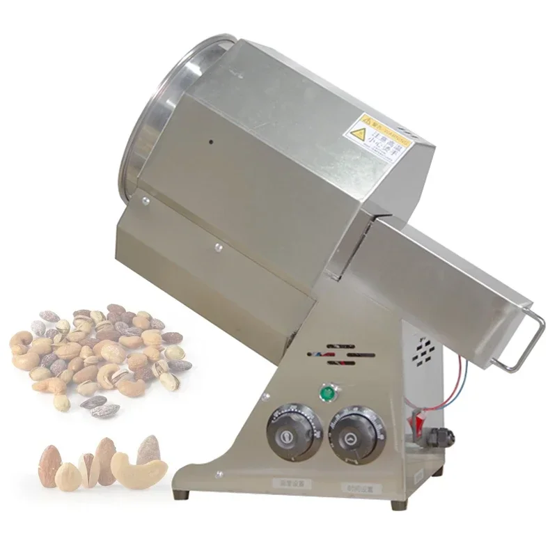 Nut Roaster Industrial Sunflower Seeds Peanut Cashew Nut Chestnut Roasting Processing Machine