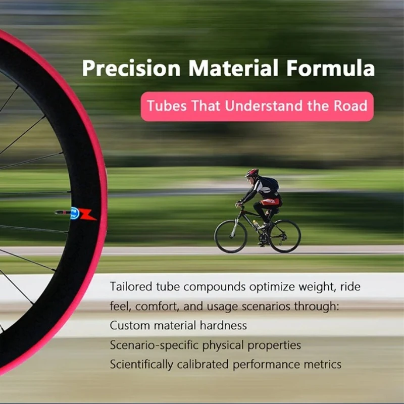 RideNow TPU Road Bike Inner Tube 700x18-32C Presta Valve 100/85/65/45/35mm 700C Super Light Weight Road Bike TPU Tubes view 5
