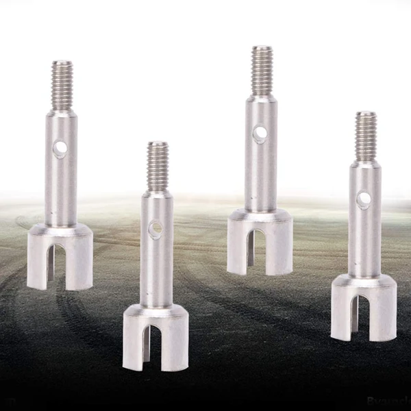 Accessori di ricambio per asse ruota anteriore/posteriore in acciaio da 4 pezzi adatti per WLtoys 144001 1/14 parti di auto fuoristrada RC,
