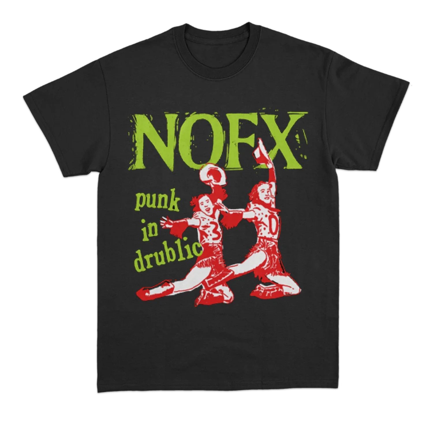 Image of Rock Punk Band NOFX Print T-Shirt Herren Damen Vintage Lässiges Baumwoll-Oversize-Street-T-Shirt Hip Hop Kleidung für Männer und Frauen