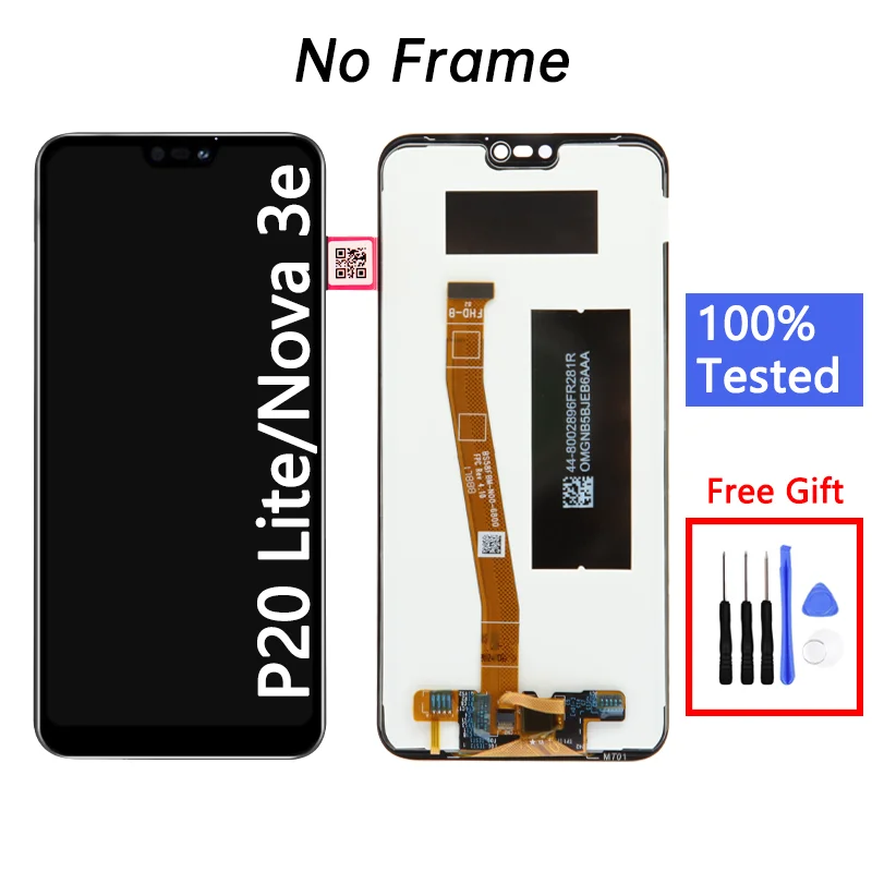 P20 Lite Mobile phone lcd For Huawei nova 3e display Touch Screen