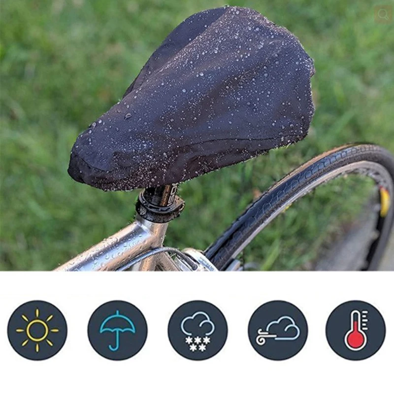 Outdoor Bicycle Seat Rain Cover Sports Cycling Bike Accessories Waterproof Saddle Rain Dust Cover UV Protection For MTB Bike image 3