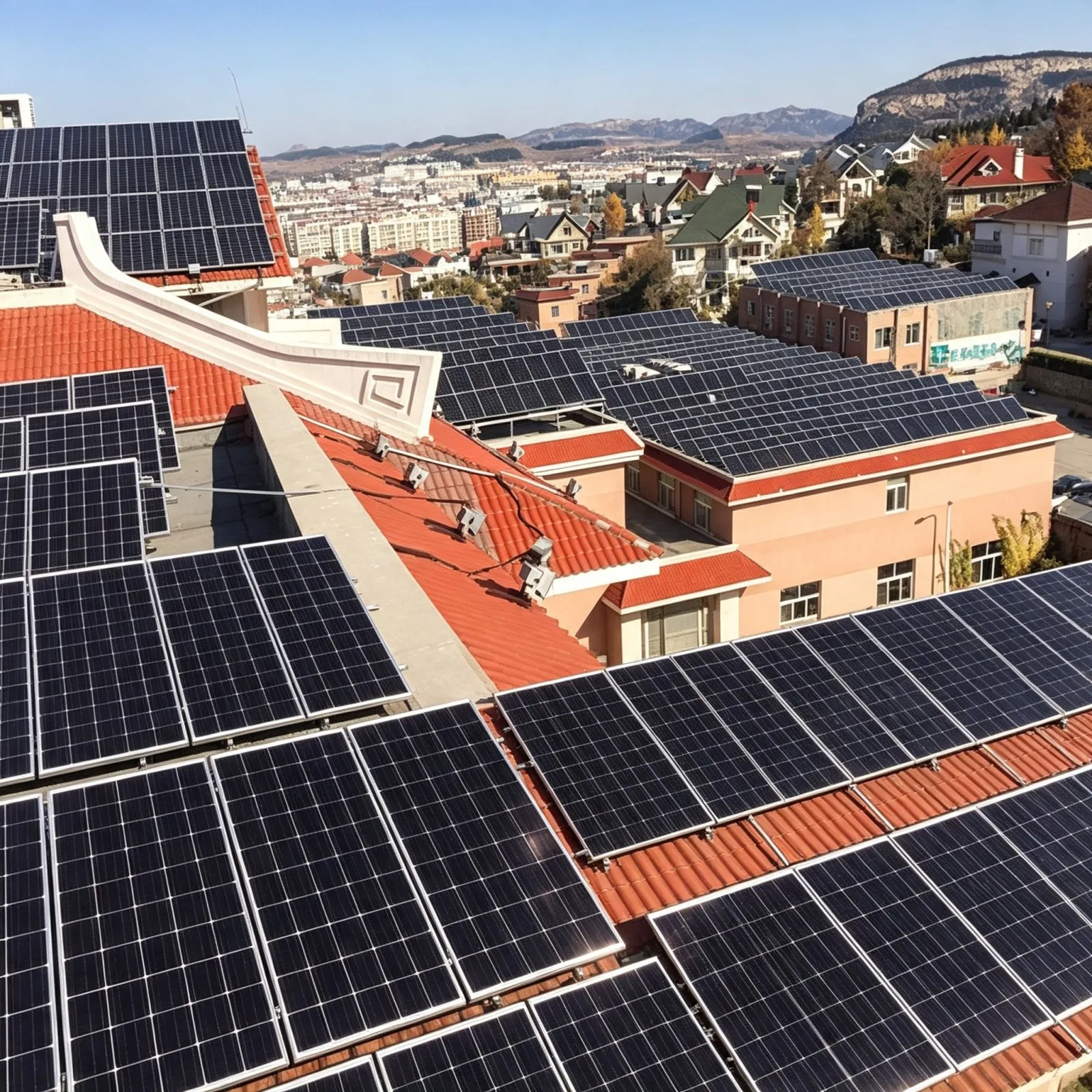 Photovoltaic Building Integrated Module for Solar Roof Tile Solar Panel Monocrystalline PERC Double Glass 450W 500W