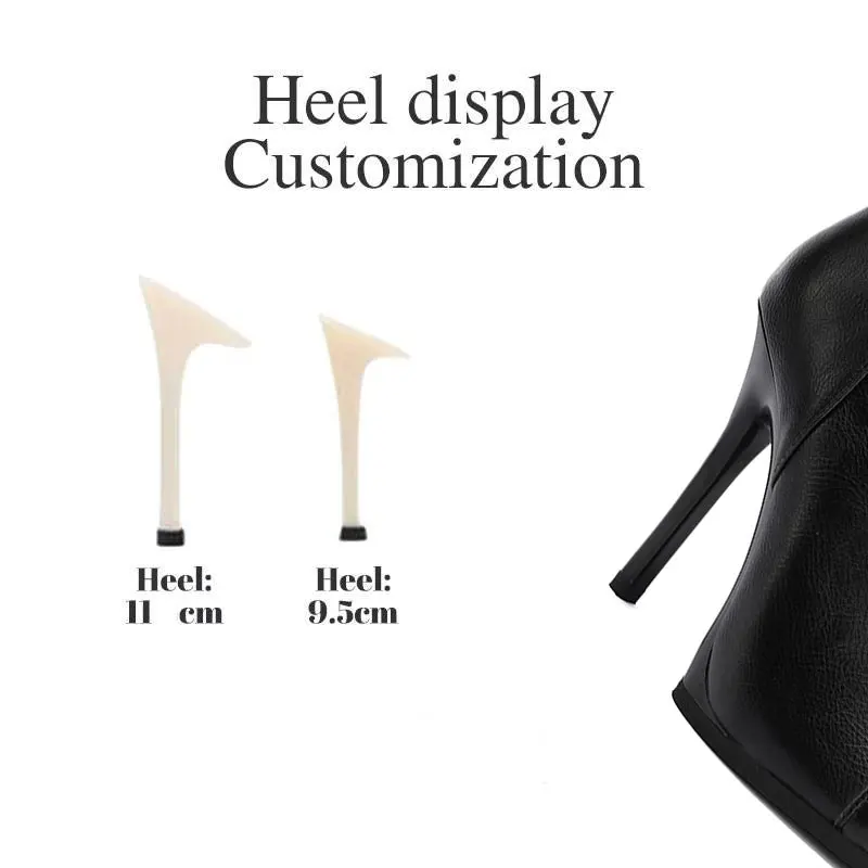 High Quality Women Dance Boots Plus Size Latin Ballroom Dance Shoes Ladies  Jazz High Heels 11CM/9.5CM Shoes for dance