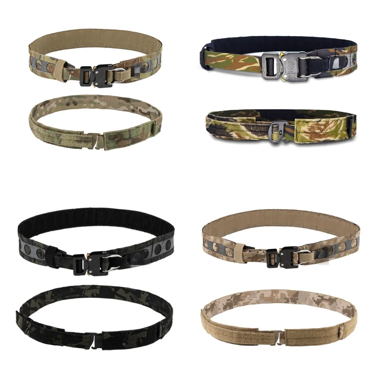 Outdoor Sports Special Operations Equipment Airsoft CS Hunting Training Belt Imported Tegris Material Imported Metal Buckle Belt