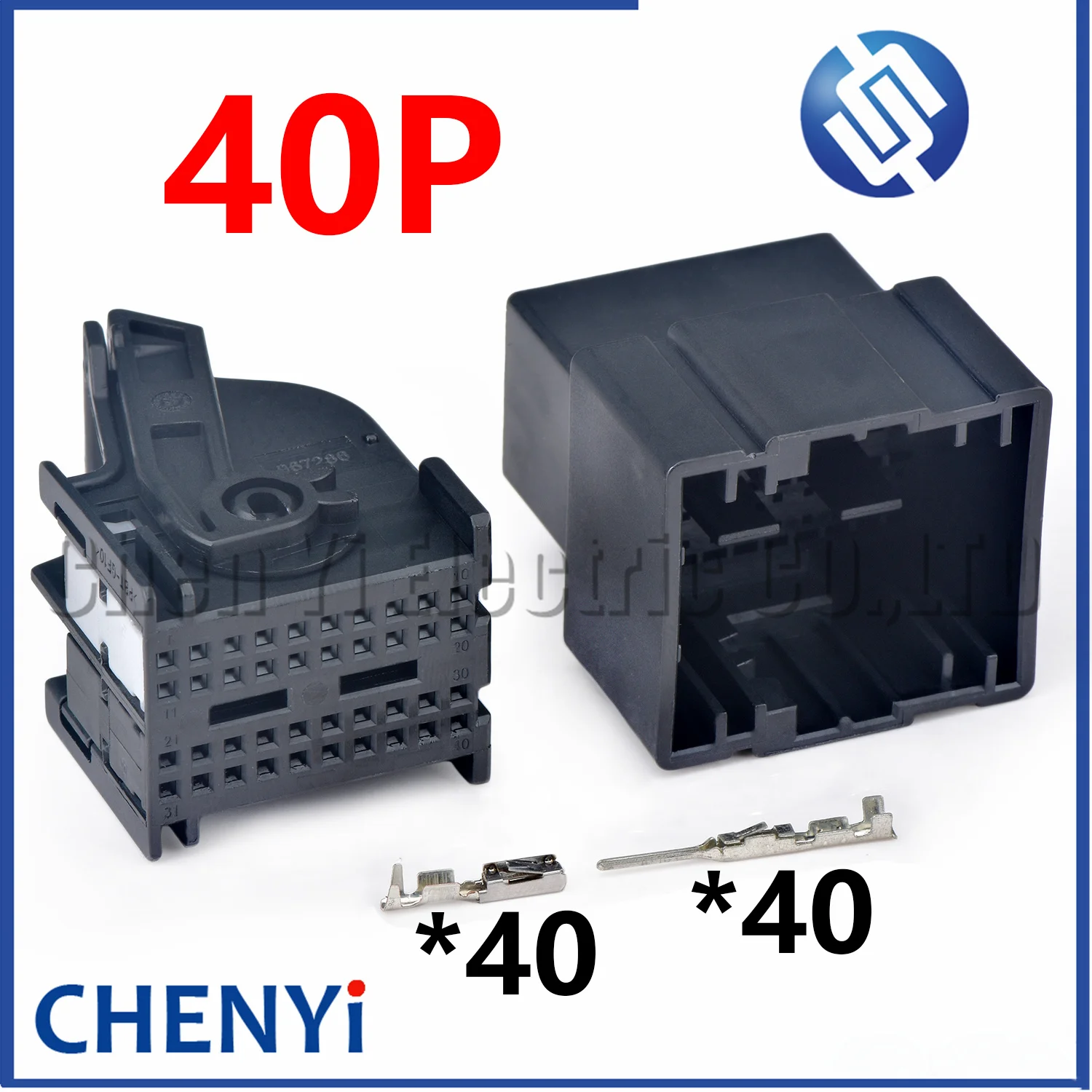 40 Pin Automotive Car Connector 967286-1 4H0906231 For Gimax Trailer Identification Control Unit Computer Version Plug