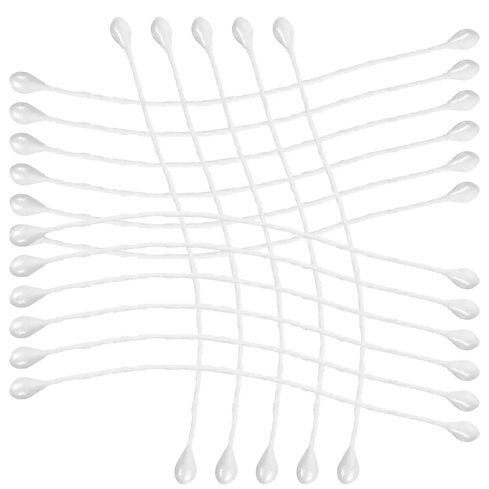 170 шт., жемчужные бутоны цветов, 6 см, белый нейлоновый стебель с двойным наконечником для изготовления цветов, принадлежности для рукоделия, украшение торта, цветочный