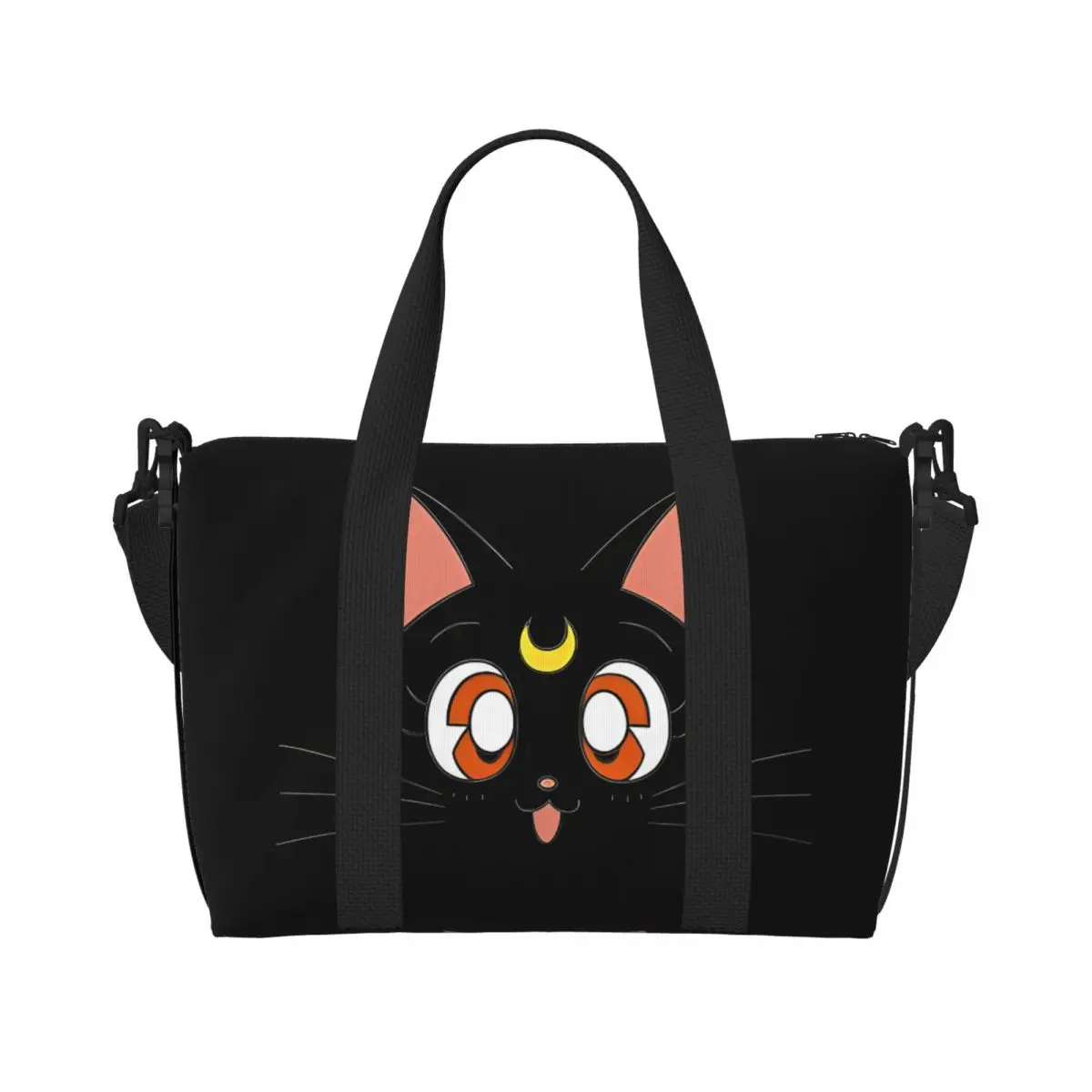 

Сумки-шопперы Custom S-Sailors Moons для покупок, женские, большой вместимости, с винтажным принтом в стиле комиксов, для пляжа, спортзала, путешествий