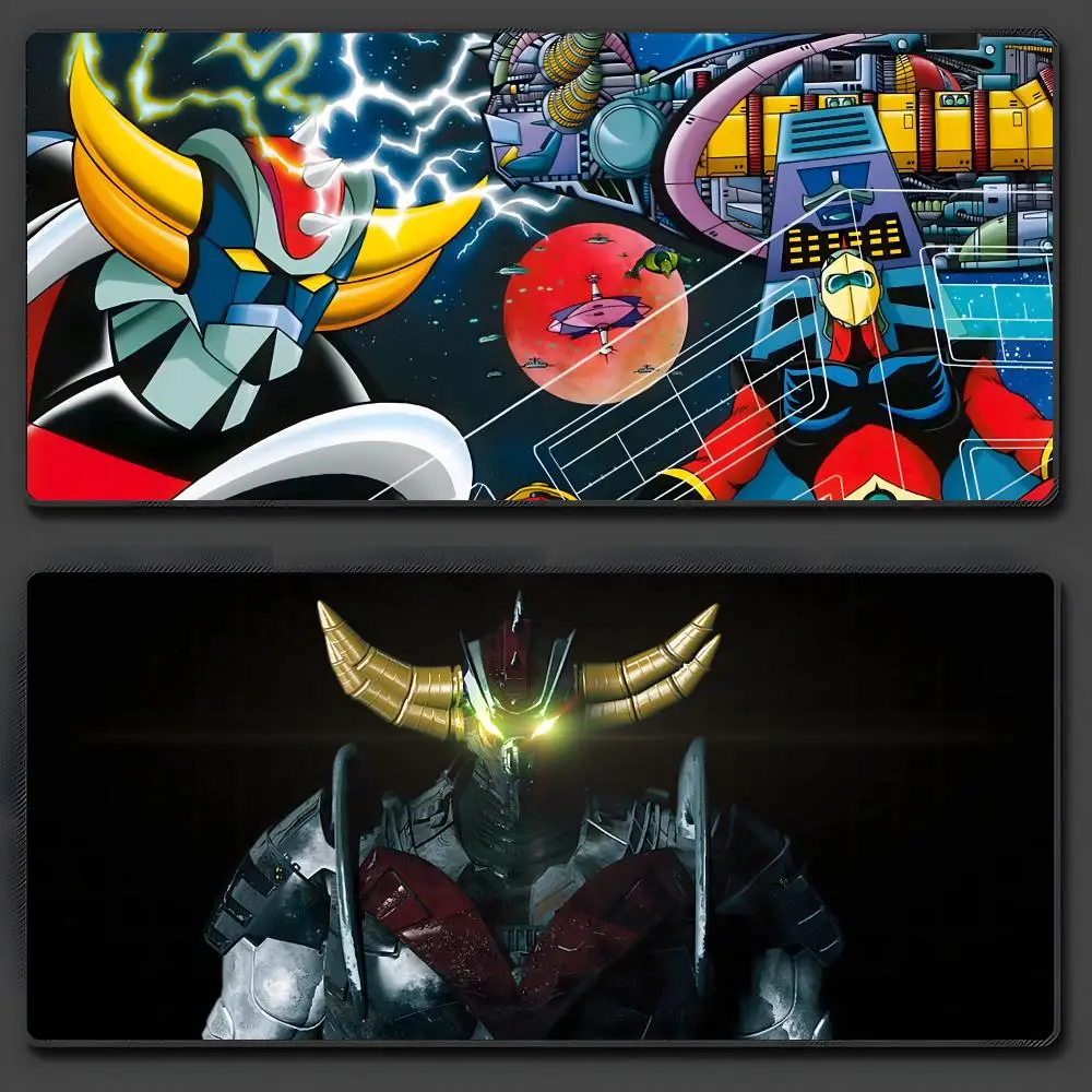 

Коврик для мыши Grendizer и Actarus UFO Robot, большой противоскользящий резиновый игровой коврик для мыши, прочный коврик для стола, толстый край швов, подходит для O