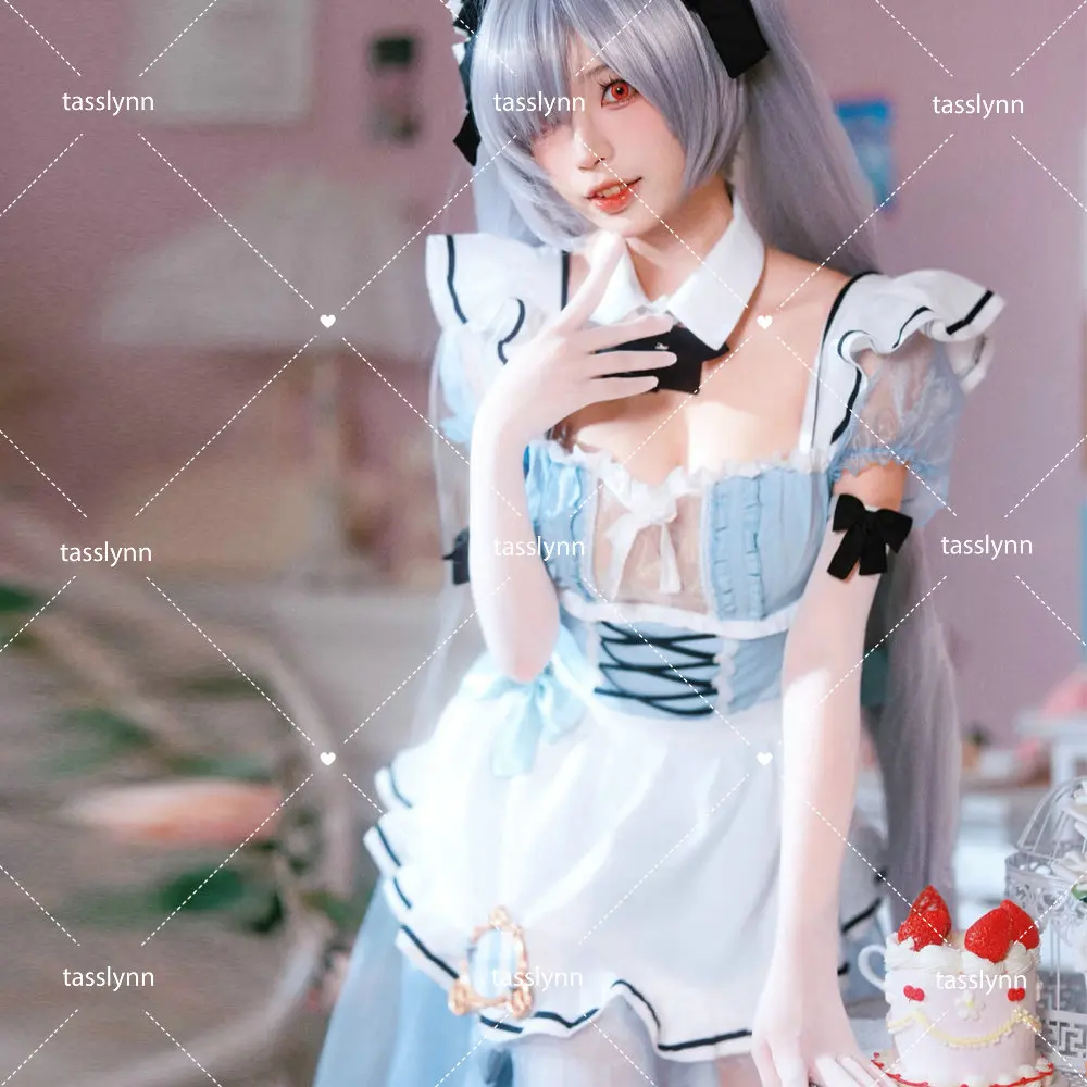 

The Goddess of Victory Nikke Cosplay Cinderella Costume Anime Roleplay Maid Dress Halloween Party Carnival Uniform for Women