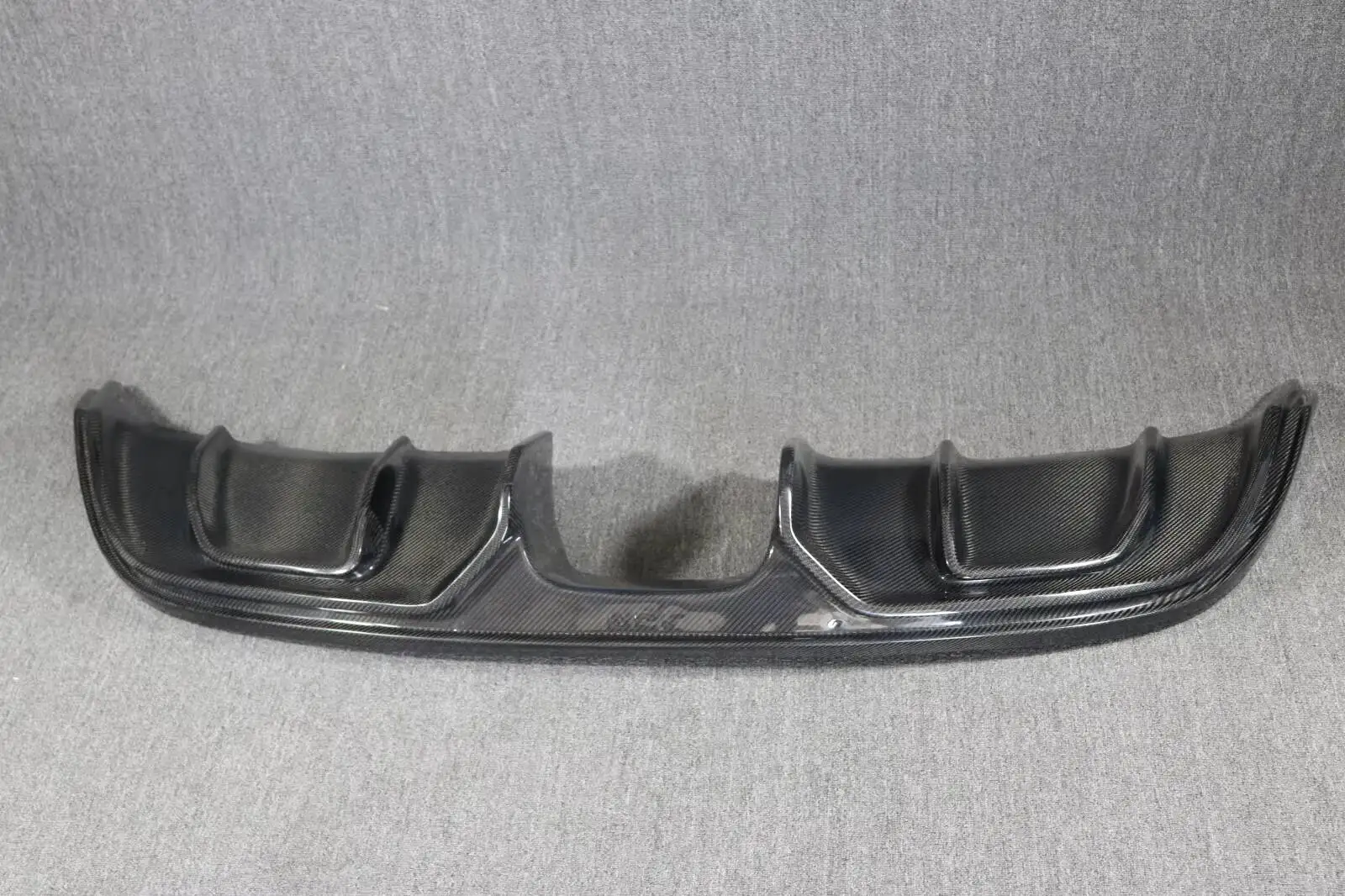 For Jaguar F-type Car 3 Pcs/set Carbon Fiber Rear Lip Bumper Spoiler Diffuser 2013-2015