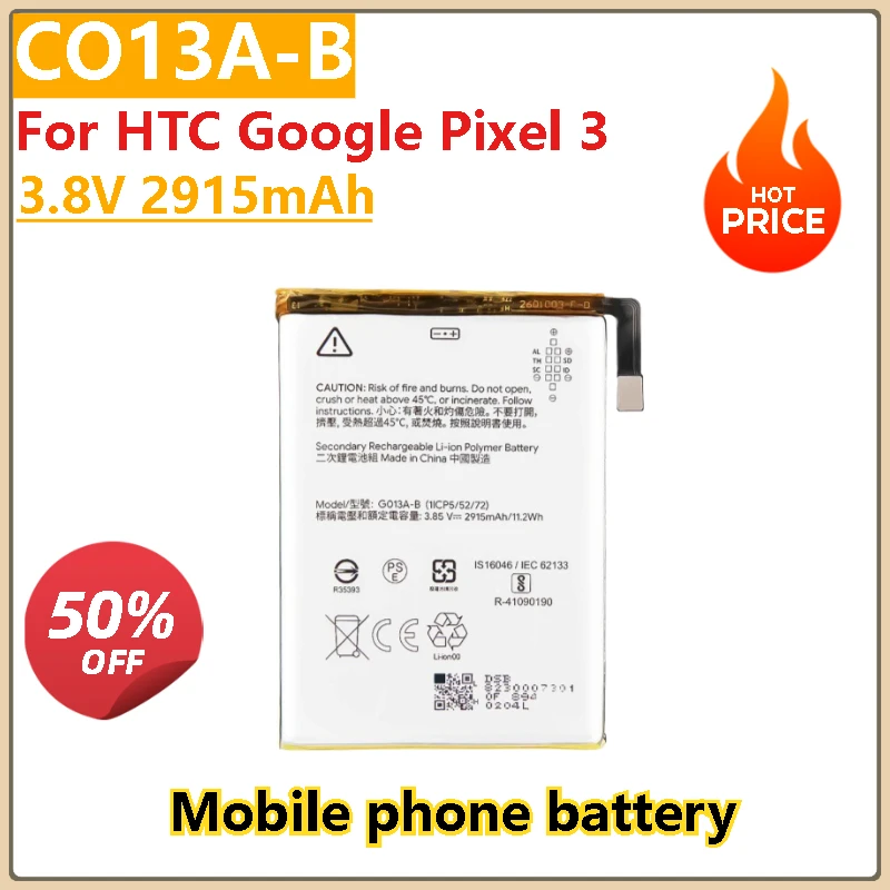 New Replacement Mobile Phone Battery 3.85V 2800mAh G020I-B For HTC GOOGLE PIXEL 3 Pixel3 XL 3XL PIXEL 4 4A 4XL Pixel4 XL