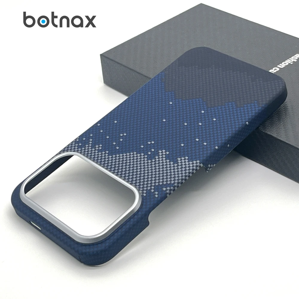 Magnetic Carbon Fiber for Xiaomi Redmi K100 Pro Max Case K100 Light Weight Anti-Scratch Mi K90 Pro Max Aramid Kevlar Cover Skin