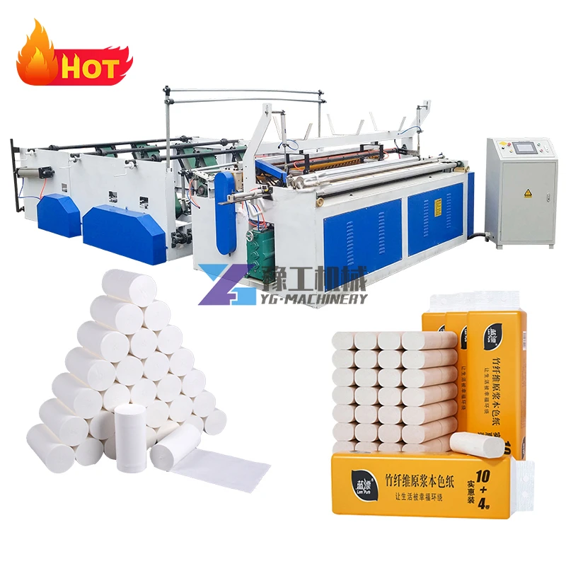 Computer Automatic Napkin Towel Tissue Paper Making Machinery Toilet Paper Rewinding Machine