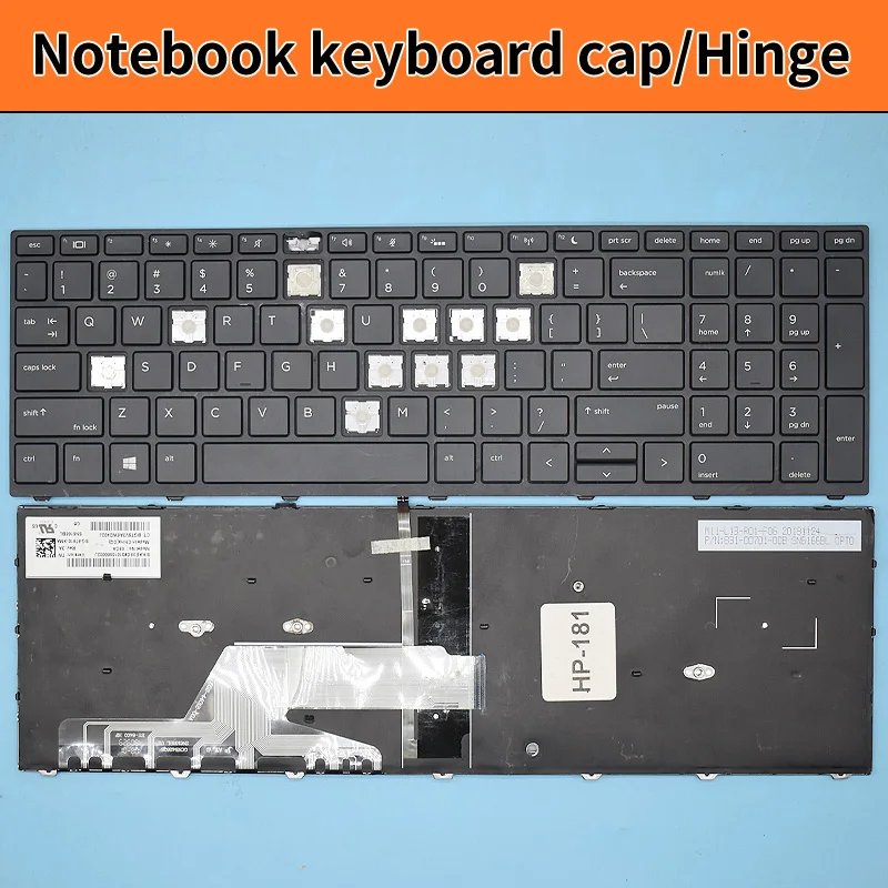 

Replacement Keycap Key cap Hinge for HP 745 840 846 848 G5 G6 Zbook 14U G5/G6 HSN-I13C-4 HSN-I17C-4 HSN-I24C-4 MT42 MT43