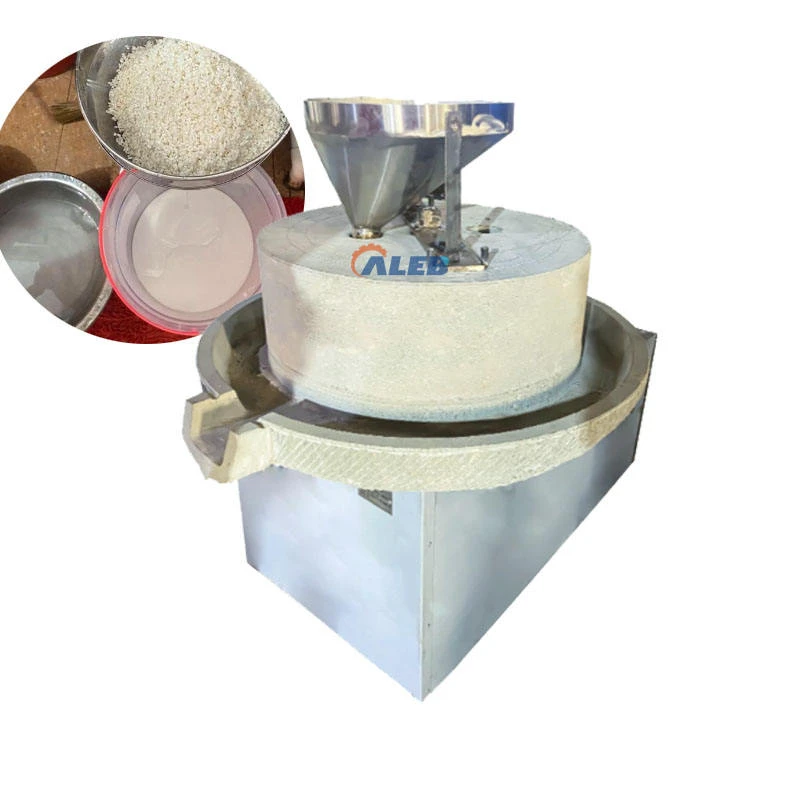 Electric Stone Flour Mill Fully Automatic Electric Stone Grinder Household Commercial Grain Soybean Sesame Grinding Machine