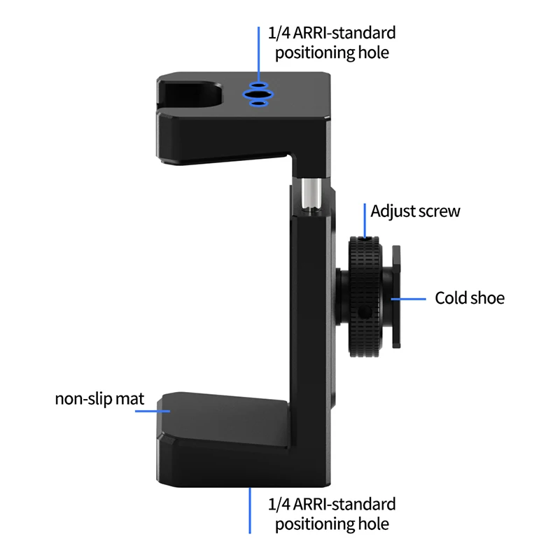 Universal Halter SSD Karte Clamp Mount Power Bank Clip Kalten Schuh Halterung für Samsung T5/T7/T9 SSD für BMPCC 4K 6K Pro Kamera Käfig – Detail 7