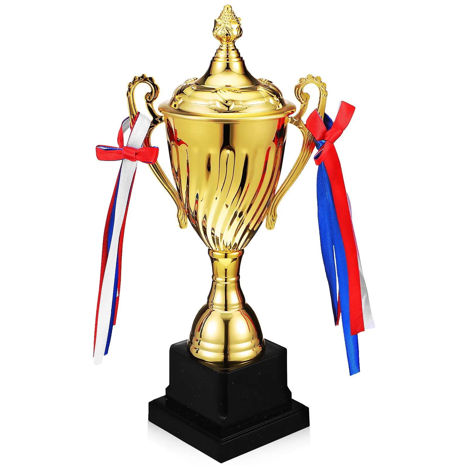 Big Metal Trophy Cup Large Size for Sports Events Basketball Soccer Football Games Tournament Award Trophy for Personal