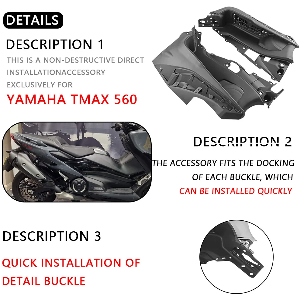 Pedales Yamaha TMAX 560 2022-2025