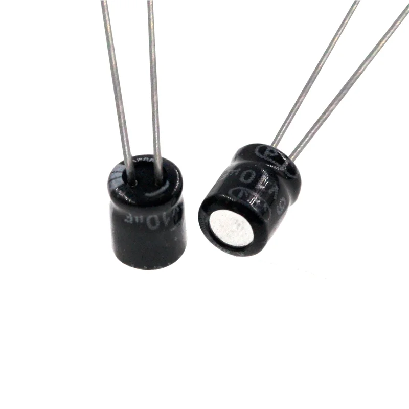 50 sztuk 10uF 16V 10MFD 16Volt 3*5mm aluminiowy kondensator elektrolityczny promieniowy 10mf16v 10uf16v 16v10mf 16v10uf