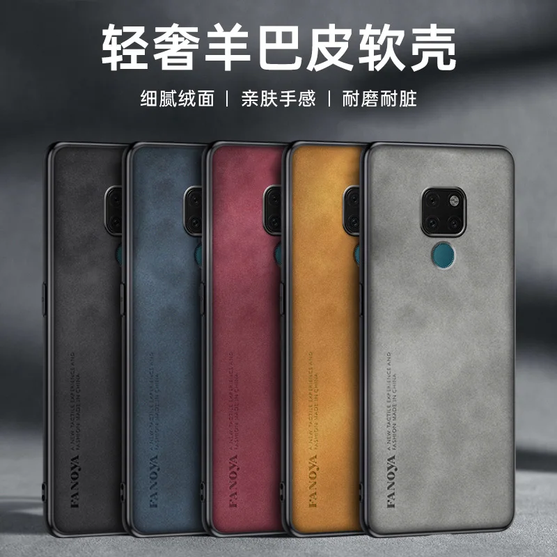 Dla Huawei Mate 20 HMA L29 L09 Etui odporne na wstrzฤ
sy PU Skรณra Twarda obudowa Etui na telefon Silikonowy zderzak dla Huawei Mate 20 Mate20